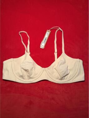Skims Fits Everybody Unlined Demi Bra Color Sand Size 38A